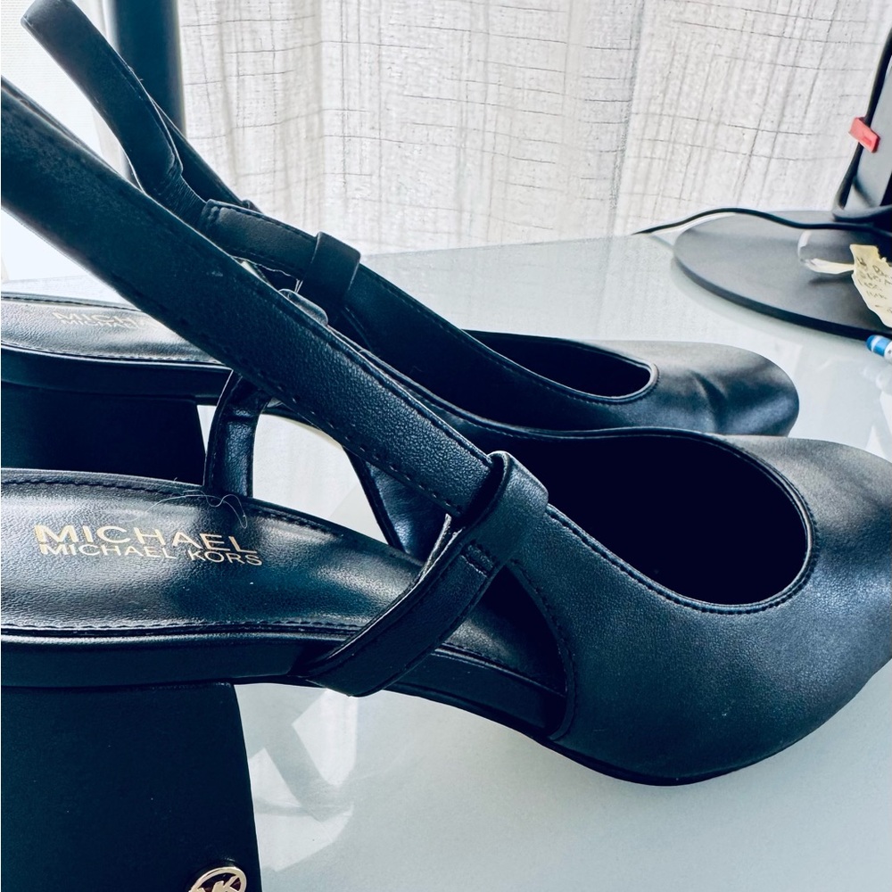 Michael Kors Classic Black Block Heels